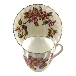 Hanley Porcelain Company Vintage Teacup and Saucer
